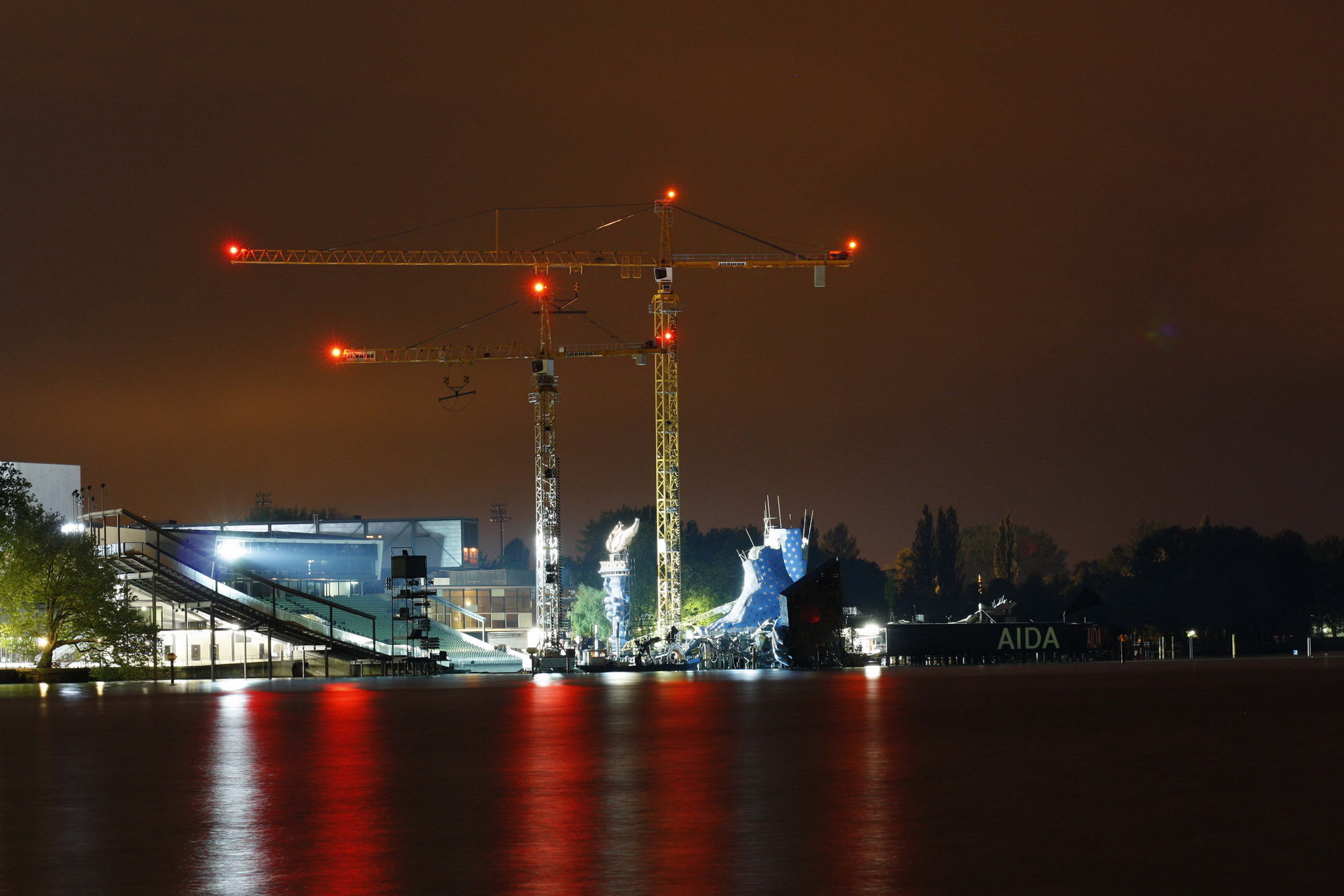 Bregenzer Festspiele AIDA at Night